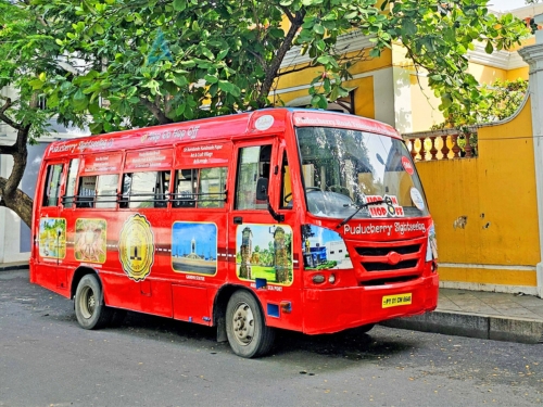 Pondicherry Government Tourist Bus Logo