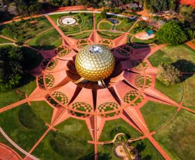 Matrimandir in Pondicherry